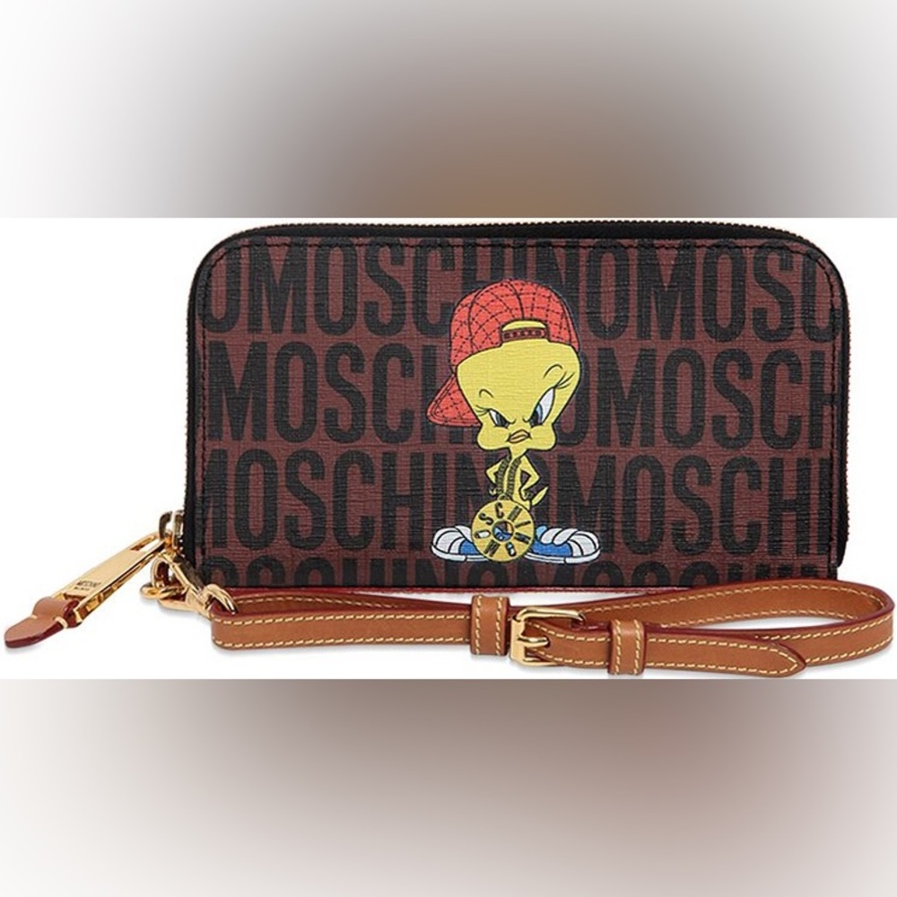 Moschino Couture Tweety Bird Wallet Clutch Bag